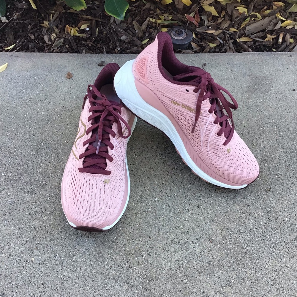 Women's Pink and Maroon Running Shoes